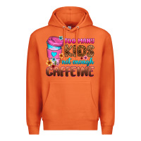 Carrot too many kids not enough caffeine Premium Hoodie - Zillion Design Studio