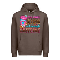 Coffee too many kids not enough caffeine Premium Hoodie - Zillion Design Studio