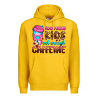 Lemon too many kids not enough caffeine Premium Hoodie - Zillion Design Studio