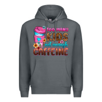 Rock too many kids not enough caffeine Premium Hoodie - Zillion Design Studio