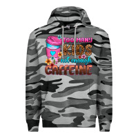 Slate Camo too many kids not enough caffeine Premium Hoodie - Zillion Design Studio