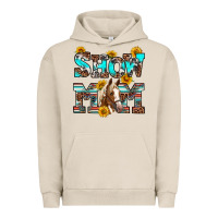 Pigment French Oak show mom horse Urban Hoodie - RanaPortraitStore