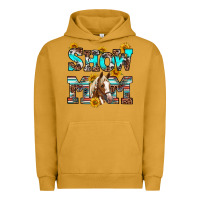 Pigment Peanut Butter show mom horse Urban Hoodie - RanaPortraitStore