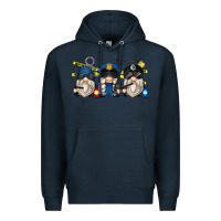 Navy police gnomes Premium Hoodie - Zillion Design Studio