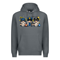 Rock police gnomes Premium Hoodie - Zillion Design Studio
