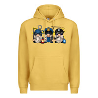 Antique Gold police gnomes Premium Hoodie - Zillion Design Studio
