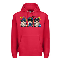 Cardinal police gnomes Premium Hoodie - Zillion Design Studio
