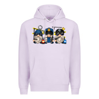 Lilac police gnomes Premium Hoodie - Zillion Design Studio