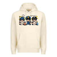 Sandshell police gnomes Premium Hoodie - Zillion Design Studio