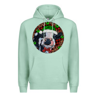 Seafoam Baby Cow Christmas Premium Hoodie - RanaPortraitStore