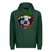 Sports Green Baby Cow Christmas Premium Hoodie - RanaPortraitStore