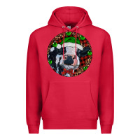 Cardinal Baby Cow Christmas Premium Hoodie - RanaPortraitStore