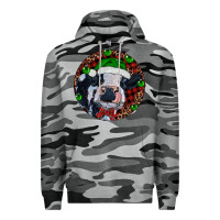 Slate Camo Baby Cow Christmas Premium Hoodie - RanaPortraitStore