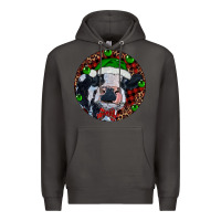 Smoke Baby Cow Christmas Premium Hoodie - RanaPortraitStore