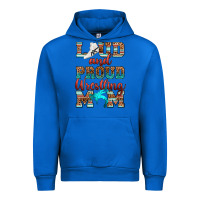 Cobalt loud and proud wrestling mom Urban Hoodie - RanaPortraitStore