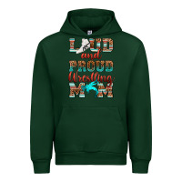 Forest Green loud and proud wrestling mom Urban Hoodie - RanaPortraitStore