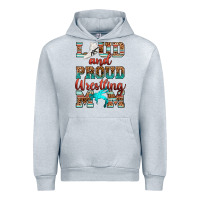 Heather Grey loud and proud wrestling mom Urban Hoodie - RanaPortraitStore