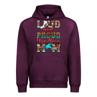 Mauve Wine loud and proud wrestling mom Urban Hoodie - RanaPortraitStore