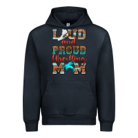 Navy loud and proud wrestling mom Urban Hoodie - RanaPortraitStore