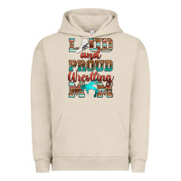 Pigment French Oak loud and proud wrestling mom Urban Hoodie - RanaPortraitStore