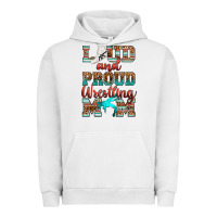 Pigment Lunar Rock loud and proud wrestling mom Urban Hoodie - RanaPortraitStore