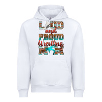 White loud and proud wrestling mom Urban Hoodie - RanaPortraitStore