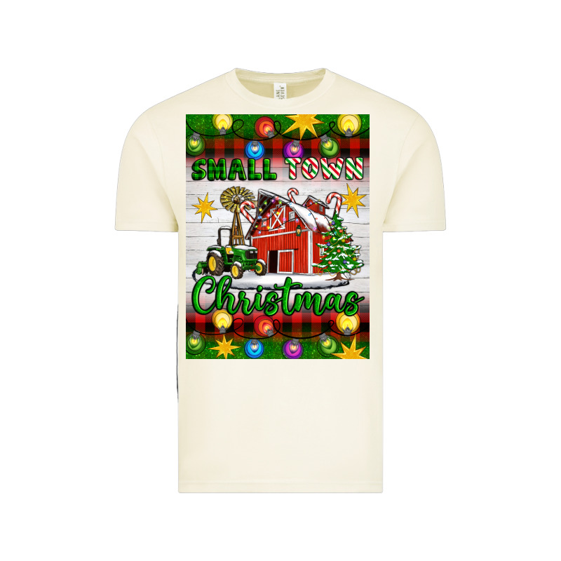 Small Town Christmas Vintage Tee by Artiststas | Teevron