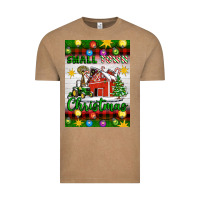 Vintage Coffee Small Town Christmas Vintage Tee - Artiststas