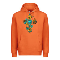 Carrot western cross with gemstone and sunflowers Premium Hoodie - texasbilliewilder