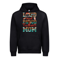 Black loud and proud football mom Urban Hoodie - RanaPortraitStore