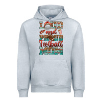Heather Grey loud and proud football mom Urban Hoodie - RanaPortraitStore