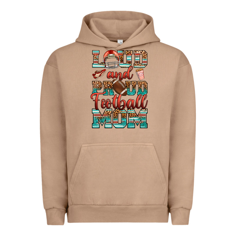 Loud And Proud Football Mom Urban Hoodie by RanaPortraitStore | Teevron