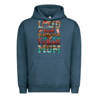 Pigment Midnight Navy loud and proud football mom Urban Hoodie - RanaPortraitStore