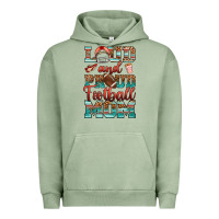 Pigment Oil Green loud and proud football mom Urban Hoodie - RanaPortraitStore