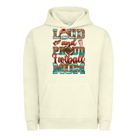 Pigment Pistachio loud and proud football mom Urban Hoodie - RanaPortraitStore