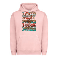 Pigment Salmon loud and proud football mom Urban Hoodie - RanaPortraitStore