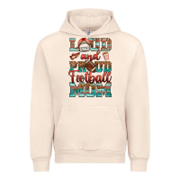 Sandshell loud and proud football mom Urban Hoodie - RanaPortraitStore