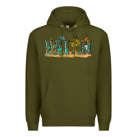 Army Green western faith Premium Hoodie - texasbilliewilder