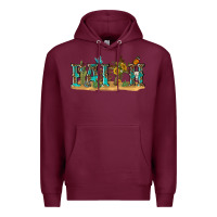 Burgundy western faith Premium Hoodie - texasbilliewilder