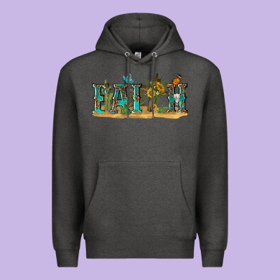 Premium Hoodie western faith