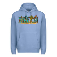 Colony Blue western faith Premium Hoodie - texasbilliewilder