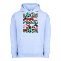 Pigment Grape Ice loud and proud cheer mom Urban Hoodie - RanaPortraitStore