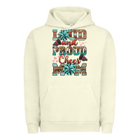Pigment Pistachio loud and proud cheer mom Urban Hoodie - RanaPortraitStore