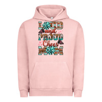 Pigment Salmon loud and proud cheer mom Urban Hoodie - RanaPortraitStore
