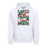 White loud and proud cheer mom Urban Hoodie - RanaPortraitStore