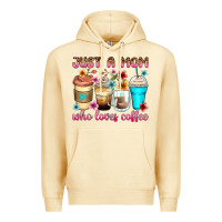 Pina Colada just a mom who loves coffee Premium Hoodie - Zillion Design Studio