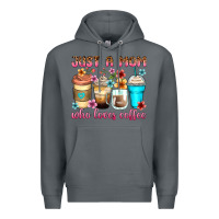 Rock just a mom who loves coffee Premium Hoodie - Zillion Design Studio