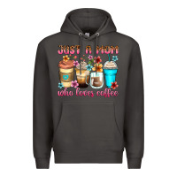 Smoke just a mom who loves coffee Premium Hoodie - Zillion Design Studio