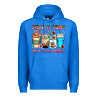 True Royal just a mom who loves coffee Premium Hoodie - Zillion Design Studio