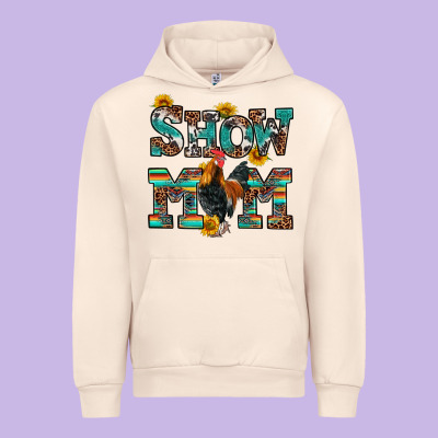 Show Mom Rooster Urban Hoodie Designed By Ranaportraitstore